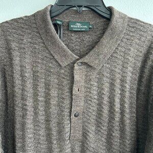 RODD & GUNN Walter Peak Ribbed Polo Sweater